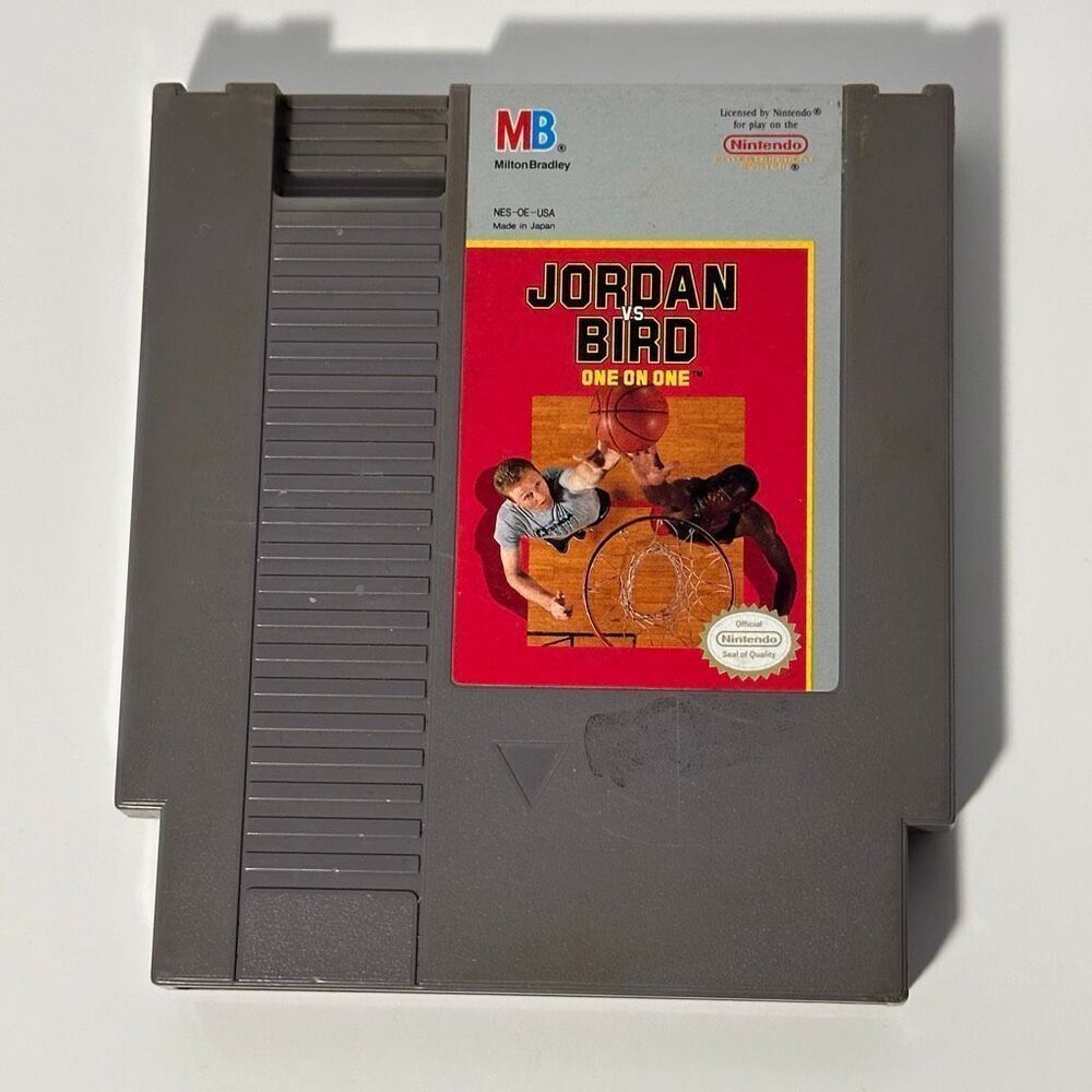 Jordan VS Bird One On One Nintendo Game